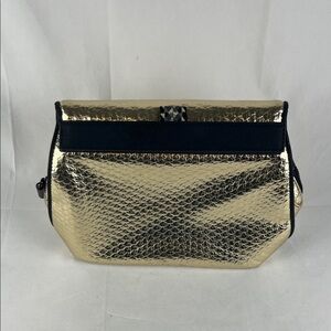 Henry Charles luxury cosmetic bag in gold
